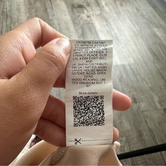 Shein Floral Print Criss Cross Back Dress - Picture 12 of 13